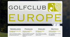 Desktop Screenshot of golfclub-europe.com